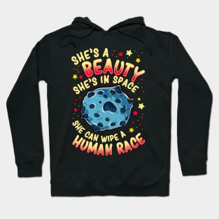 Funny Asteroid Outer Space Gift Men Kids Women Funny Space Hoodie